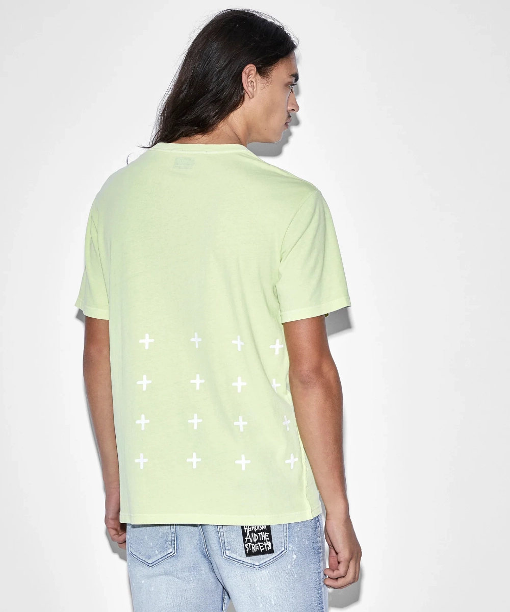 Conscious Core Sharp Line Ksubi Ticket Kash SS Tee Acid (Green)