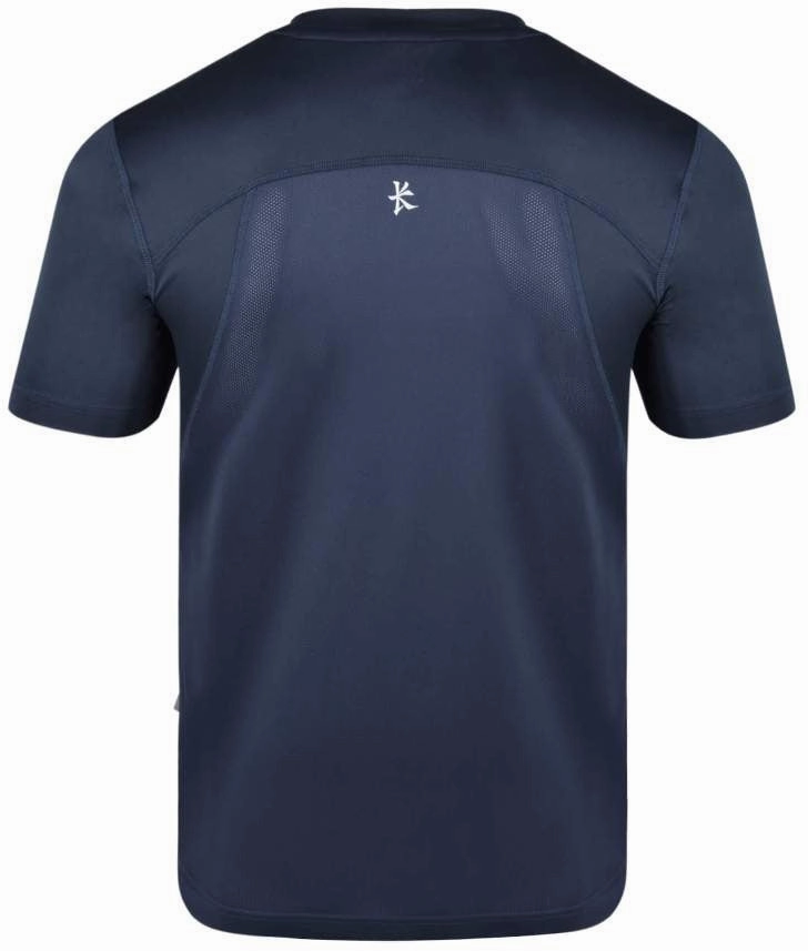 ComfortWaistband Kukri Technical Short Sleeve Mens Training Top - Blue