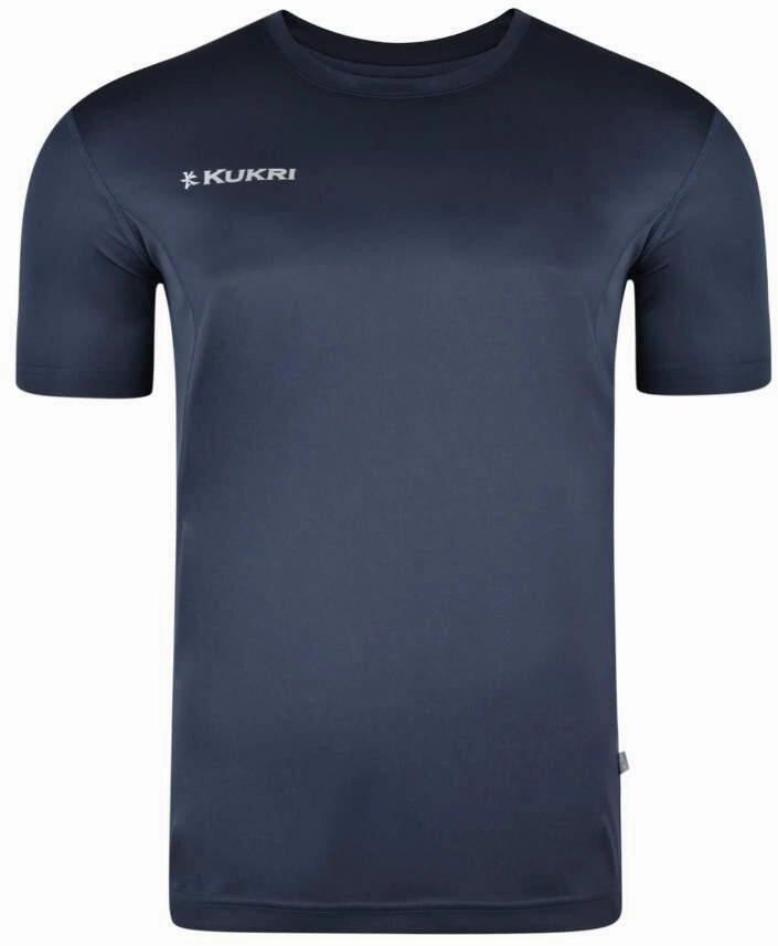 Kukri Technical Short Sleeve Mens Training Top - Blue Soft Inner Lining