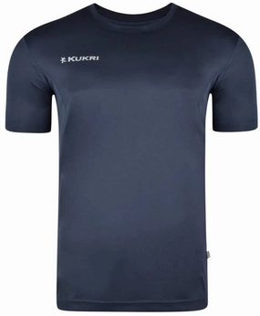 Kukri Technical Short Sleeve Mens Training Top - Blue Soft Inner Lining