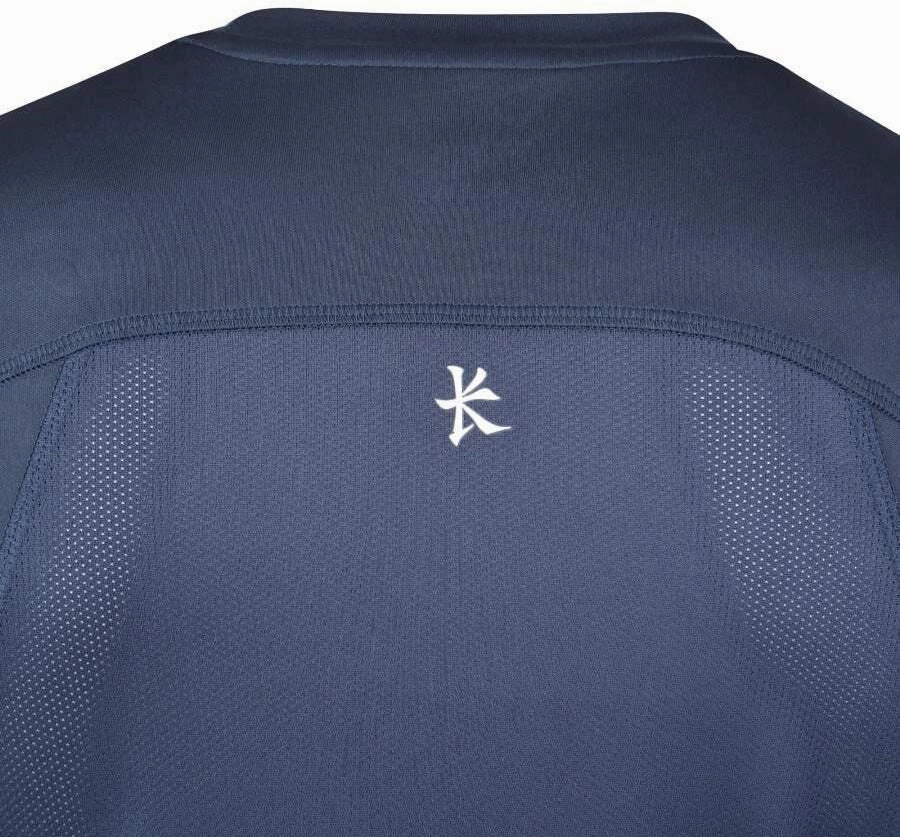 Kukri Technical Short Sleeve Mens Training Top - Blue LowMaintenance Material
