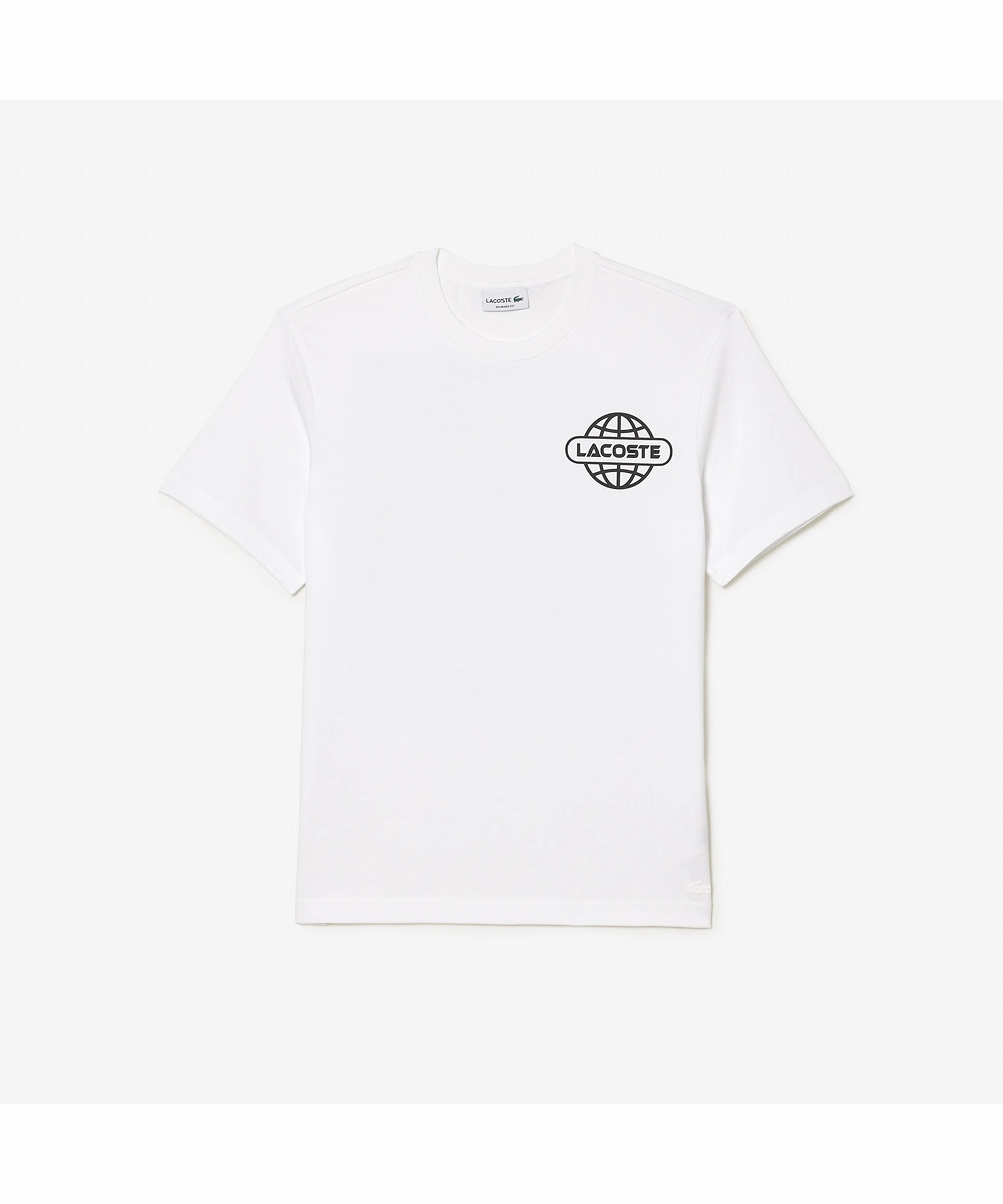 City Casual Lacoste Active Back Graphic Tee (White)
