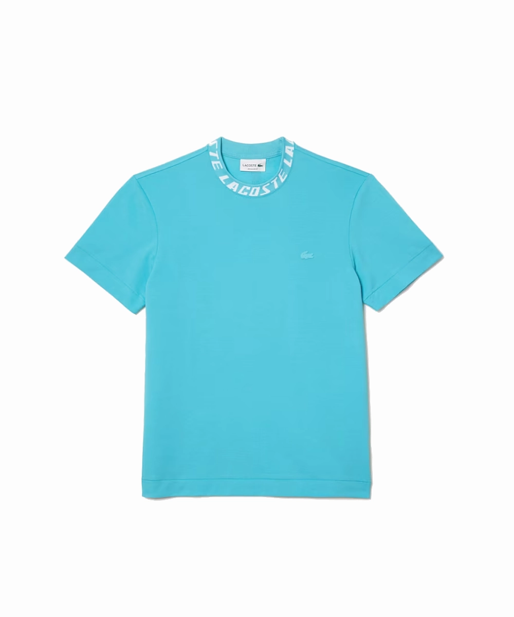 SweatWickingLining OdorControl Technology Lacoste Active Pique Tech Tee (Blue)