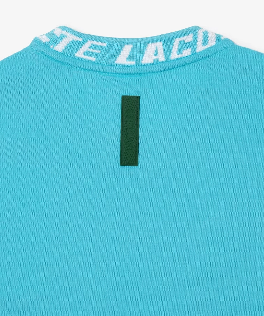 Active Ease Style Mood Lacoste Active Pique Tech Tee (Blue)