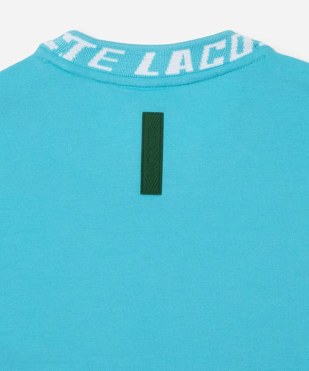 Lacoste Active Pique Tech Tee (Blue) Surf Mood