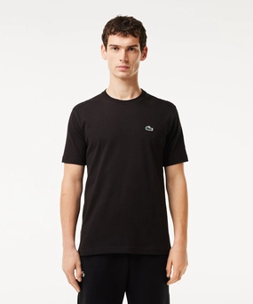 Lacoste Essentials Crew Neck Sports Tee (Black) NoSlipWaistband