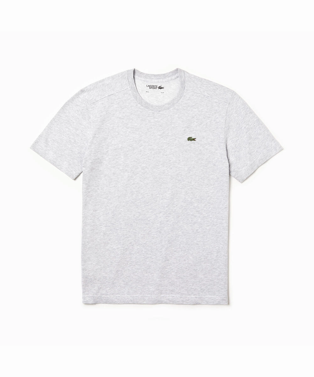 Warm Base Lacoste Essentials Crew Neck Sports Tee (Grey)