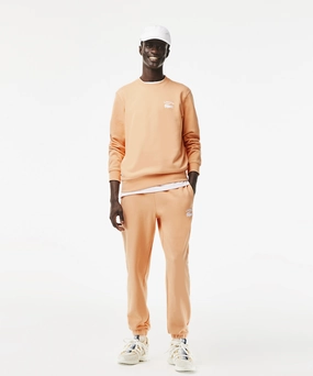 Lacoste Soft Branding Crew Neck Sweater (Light Orange) Dream Feel Silk Glow