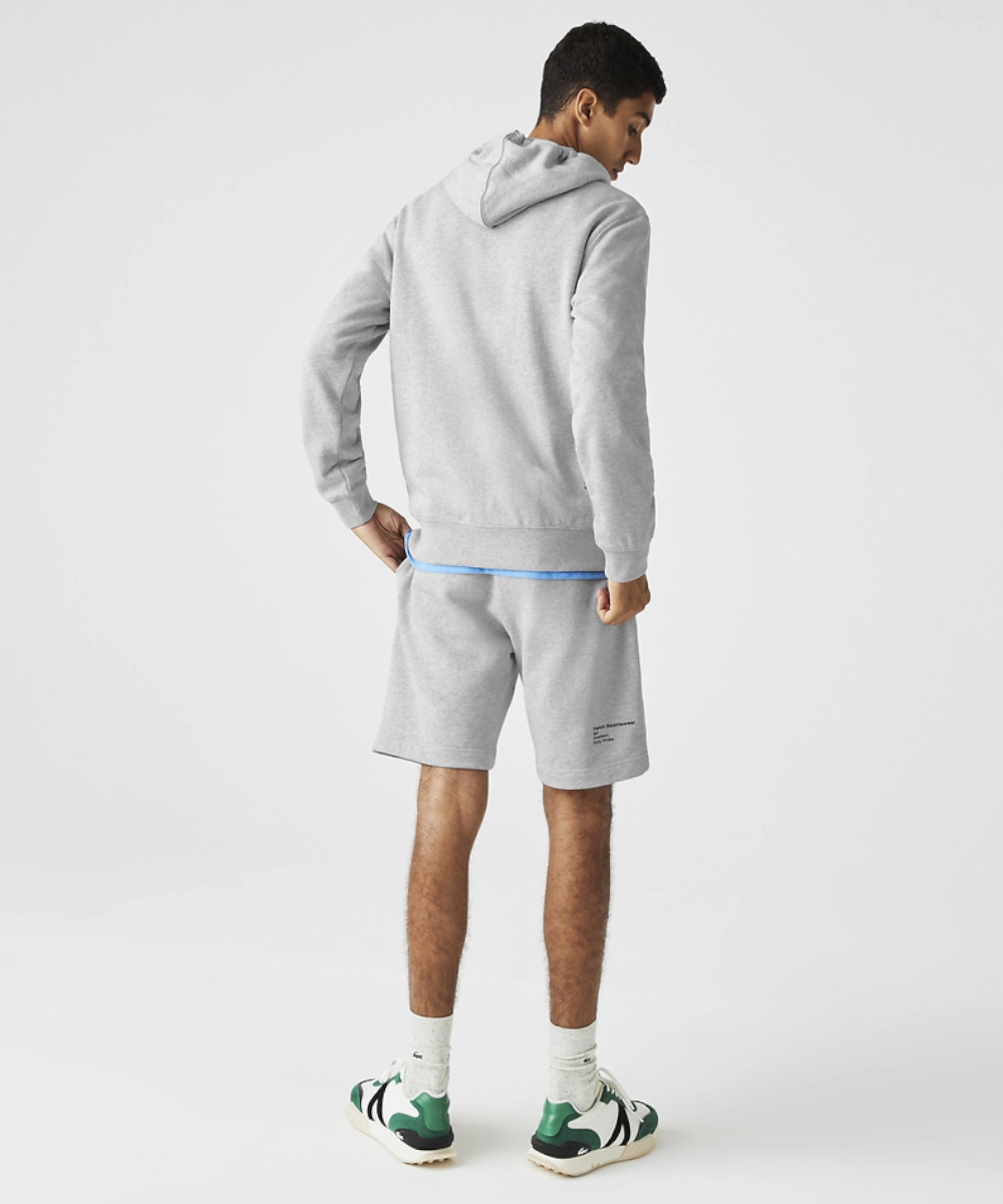 Hike Fit Lacoste Soft Branding Hoodie (Grey)