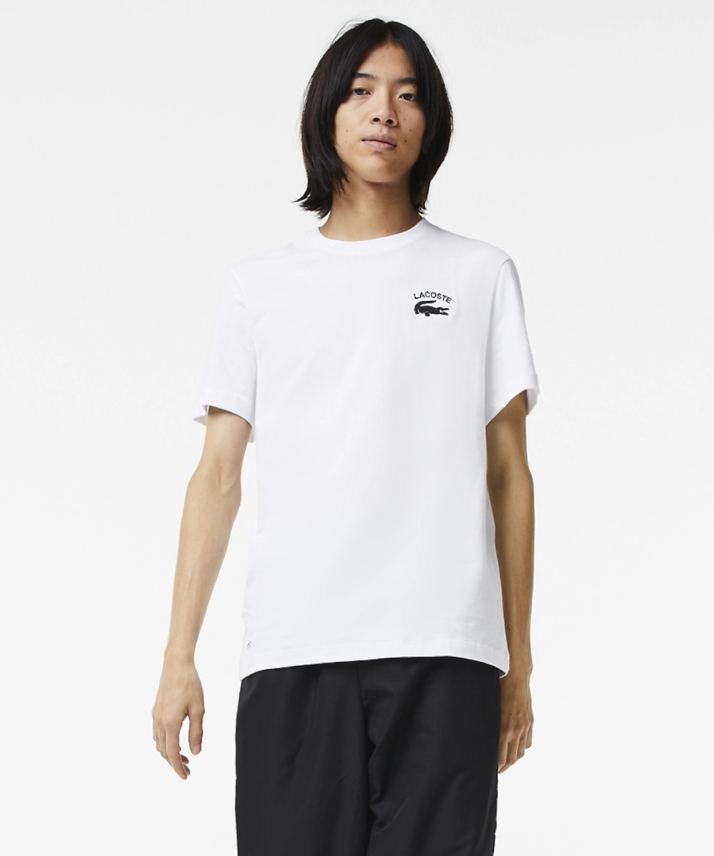 Warm Fit Lacoste Soft Branding Tee (White)