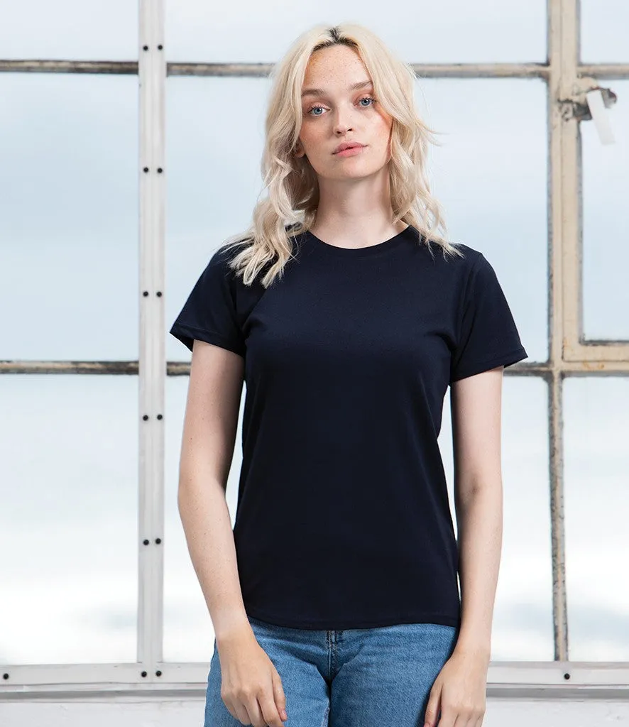 SweatAbsorbentLining Dream Base Ladies Essential Organic T-Shirt | BLACK