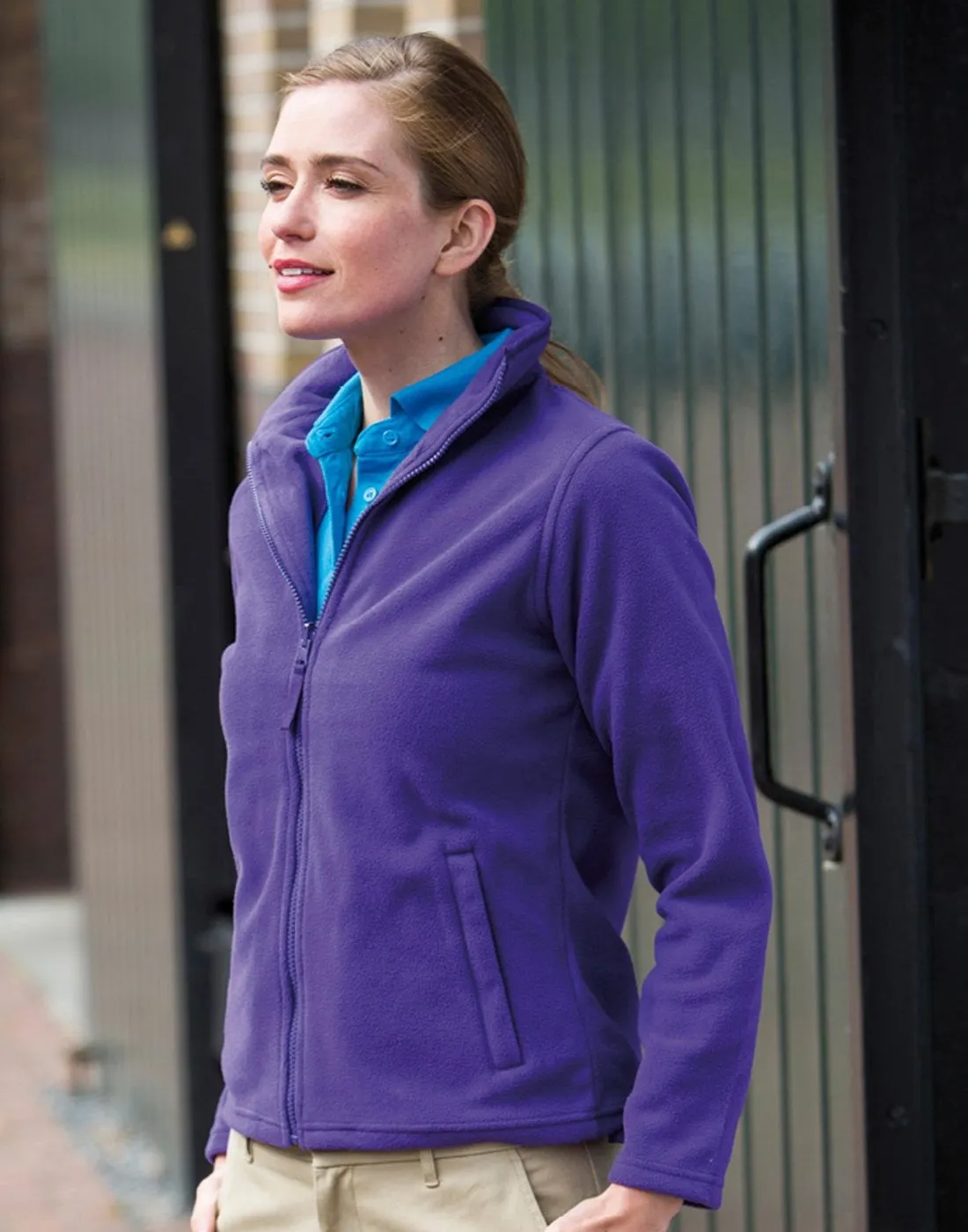 Ladies Microfleece Jacket | BLACK Fairy Core