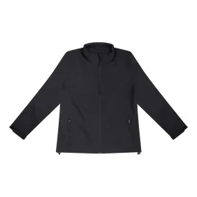 QuickReleaseFastener Breathable mesh lining Ladies Pro 2 Layer Softshell Jacket | BLACK