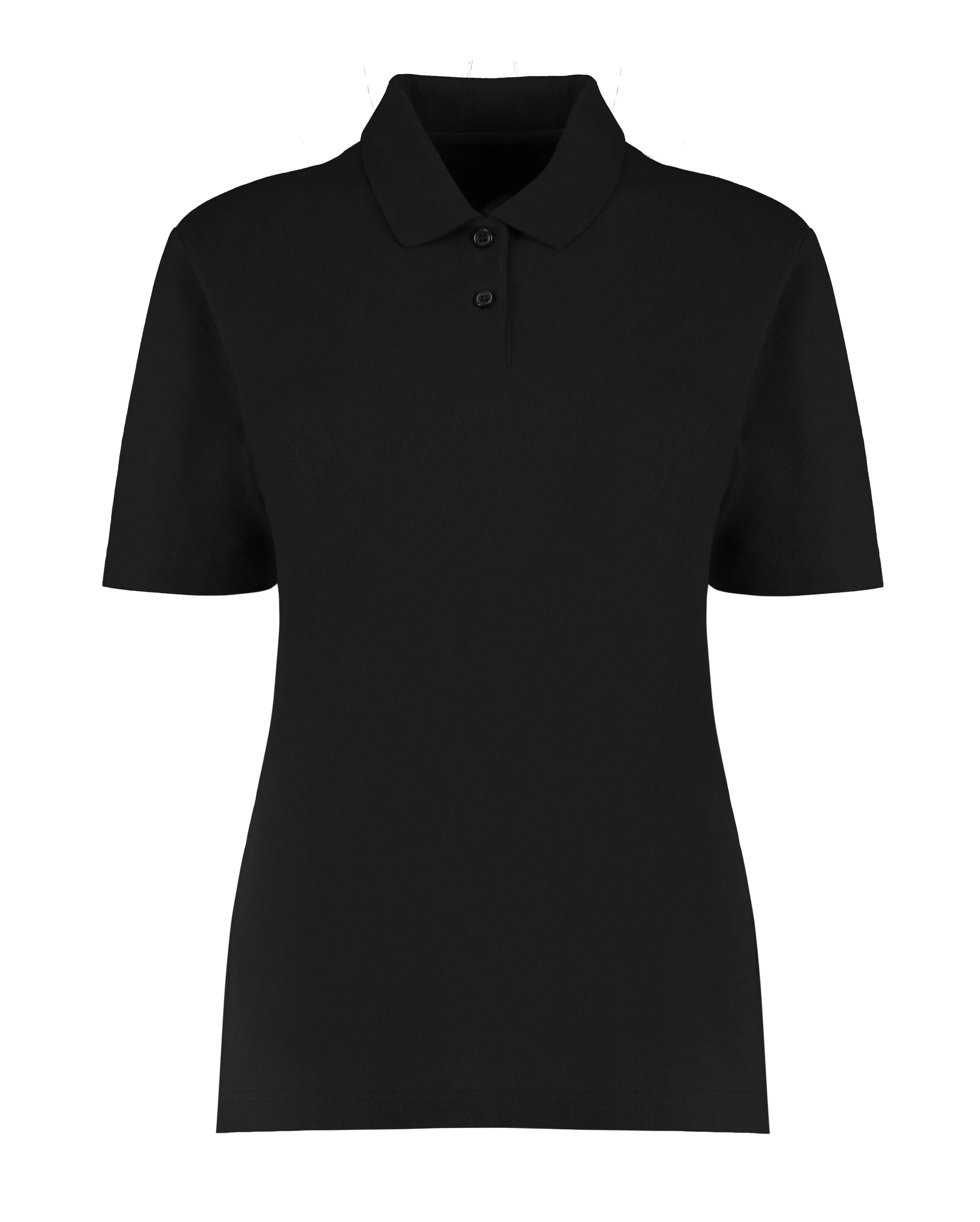 Ladies Regular Fit Workforce Pique Polo Shirt | BLACK City Beat
