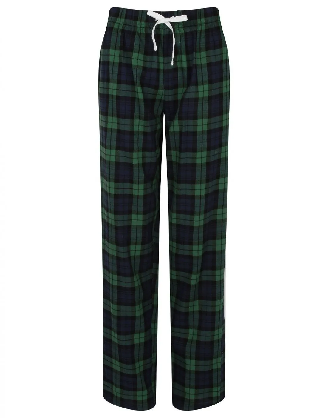 Ergonomic Pattern Ladies Tartan Lounge Pants | NAVY/GREEN