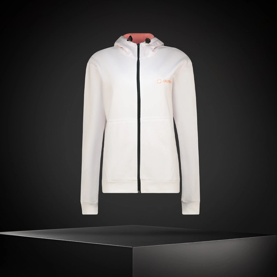 Ladies Zip Hoodie Holiday Ease Frost Glow