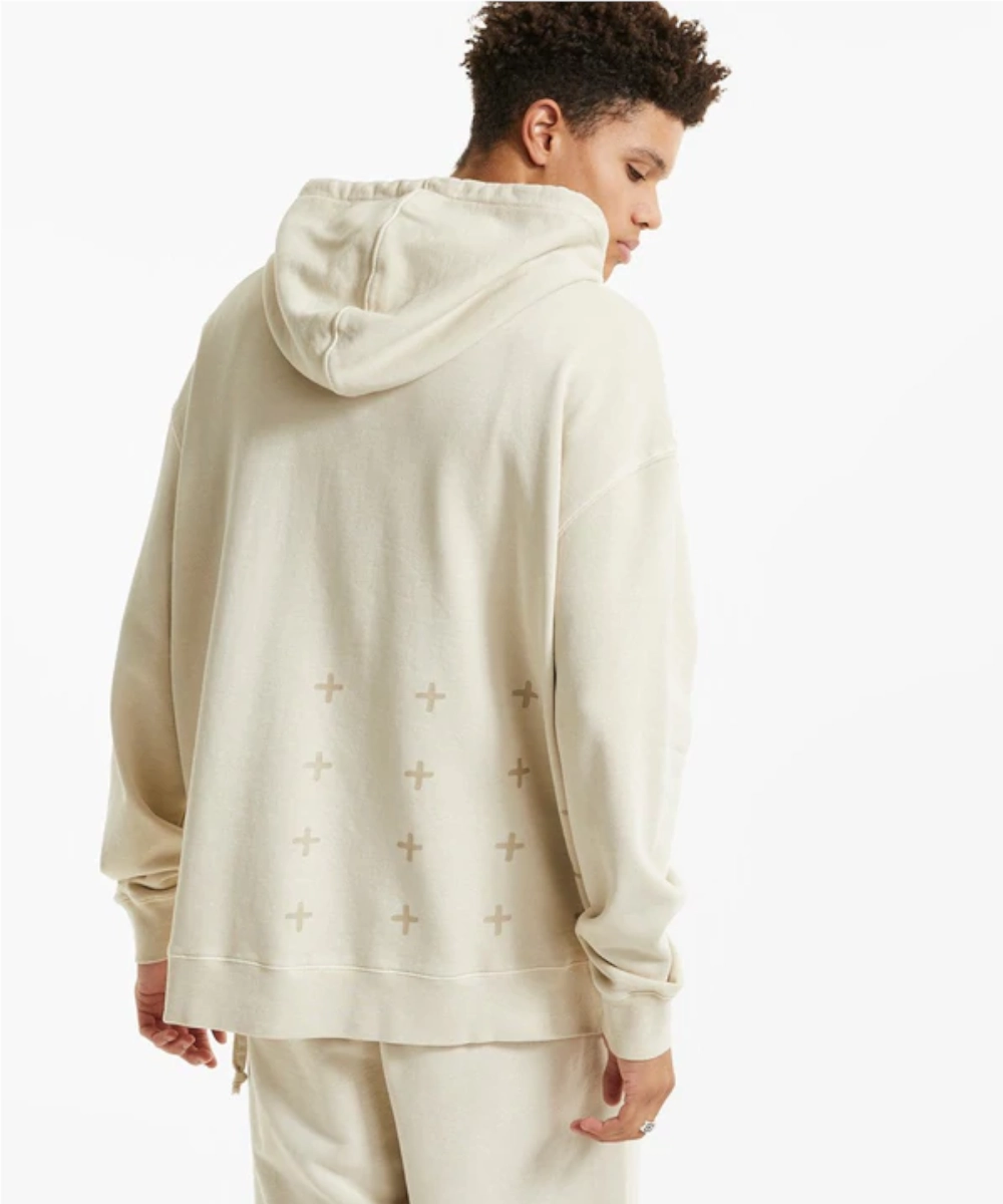 Ksubi 4x4 Biggie Hoodie (Desert Tan) BalancedDrape Royal Mode