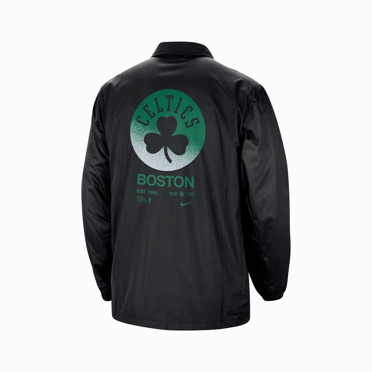 Antistatic WrinkleResistantClothing Nike NBA Boston Celtics Men's Coaches Jacket