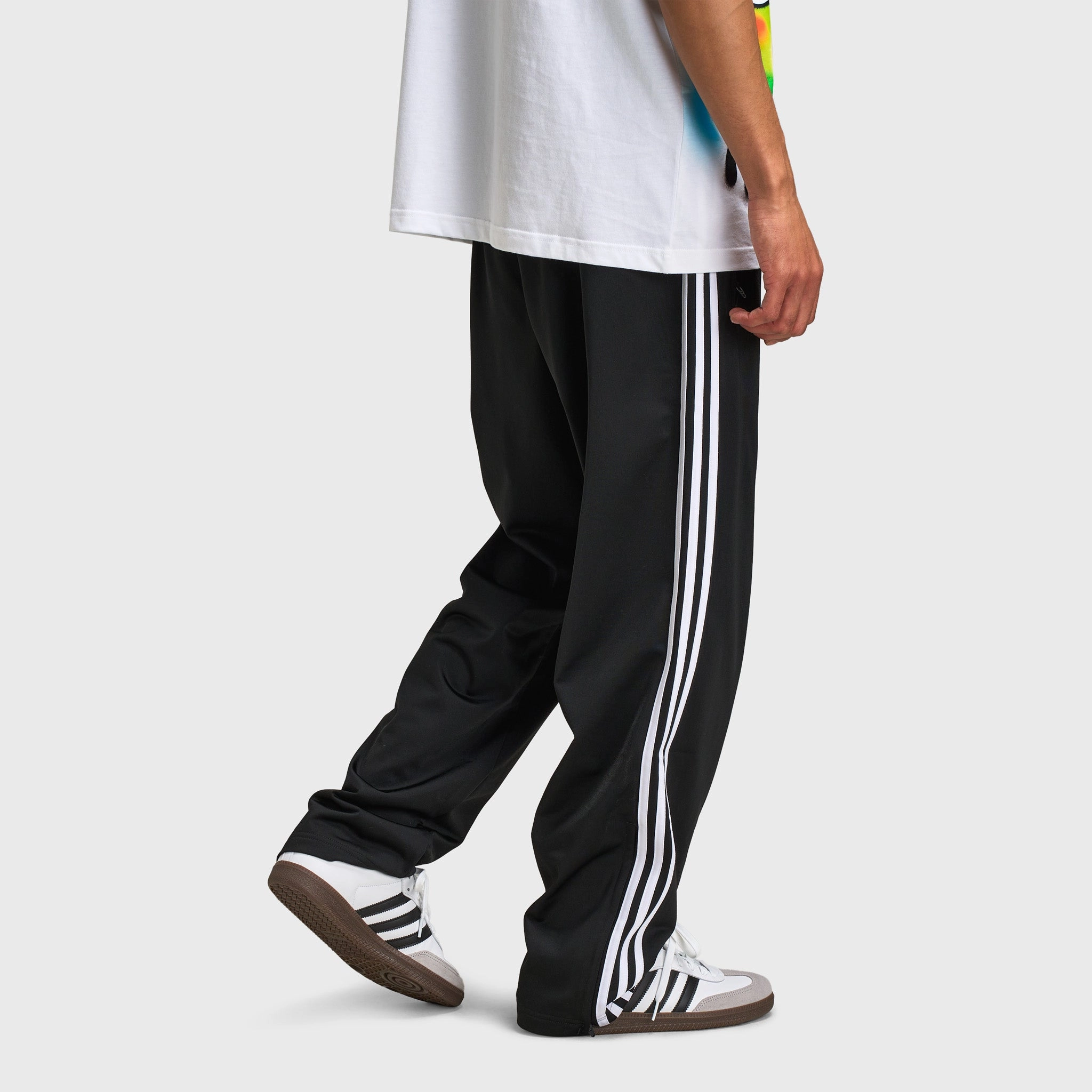 adidas Firebird Track Pants Black / White snap venue preference