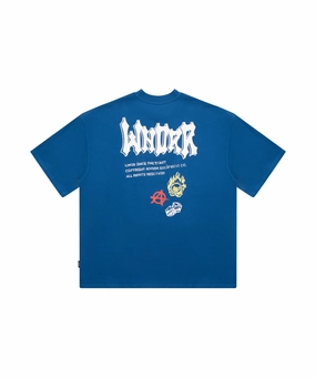 WNDRR Sorrow Heavy Weight Tee (Cobalt Blue) SmoothEdgeTrim
