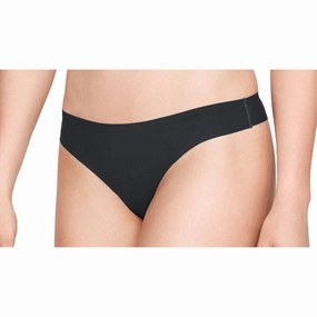 Under Armour Pure Stretch (3 Pack) Womens Thong - Black look