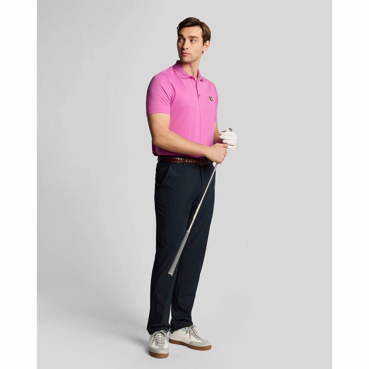 Lyle & Scott Golf Tech Polo Shirt - Contour Pink Summer Fashion