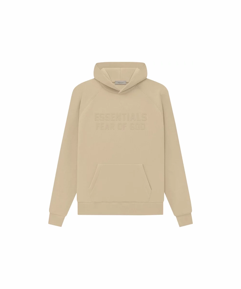 Soft Flow Fear Of God ESSENTIALS Hoodie (Sand)