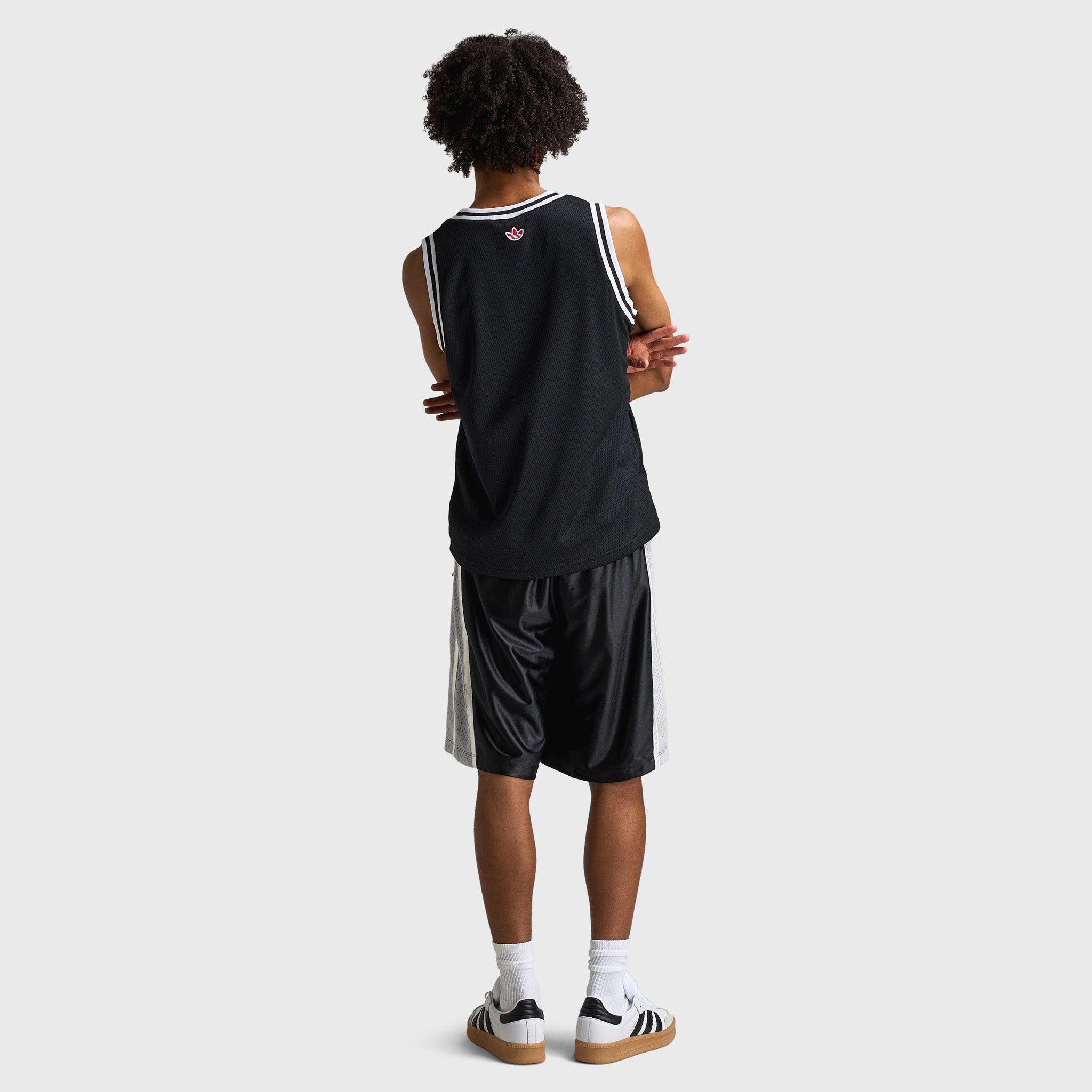 adidas Varsity Basketball Jersey / Black Long service life small - volume storage