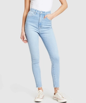 Lee Hi-Licks Crop Jeans (Strike a Chord Blue) Warm Base
