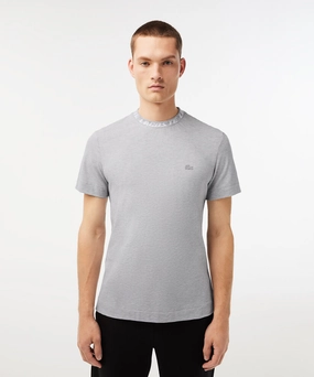 Focus Mood Tagless Design Lacoste Active Pique Tech Tee (Grey)