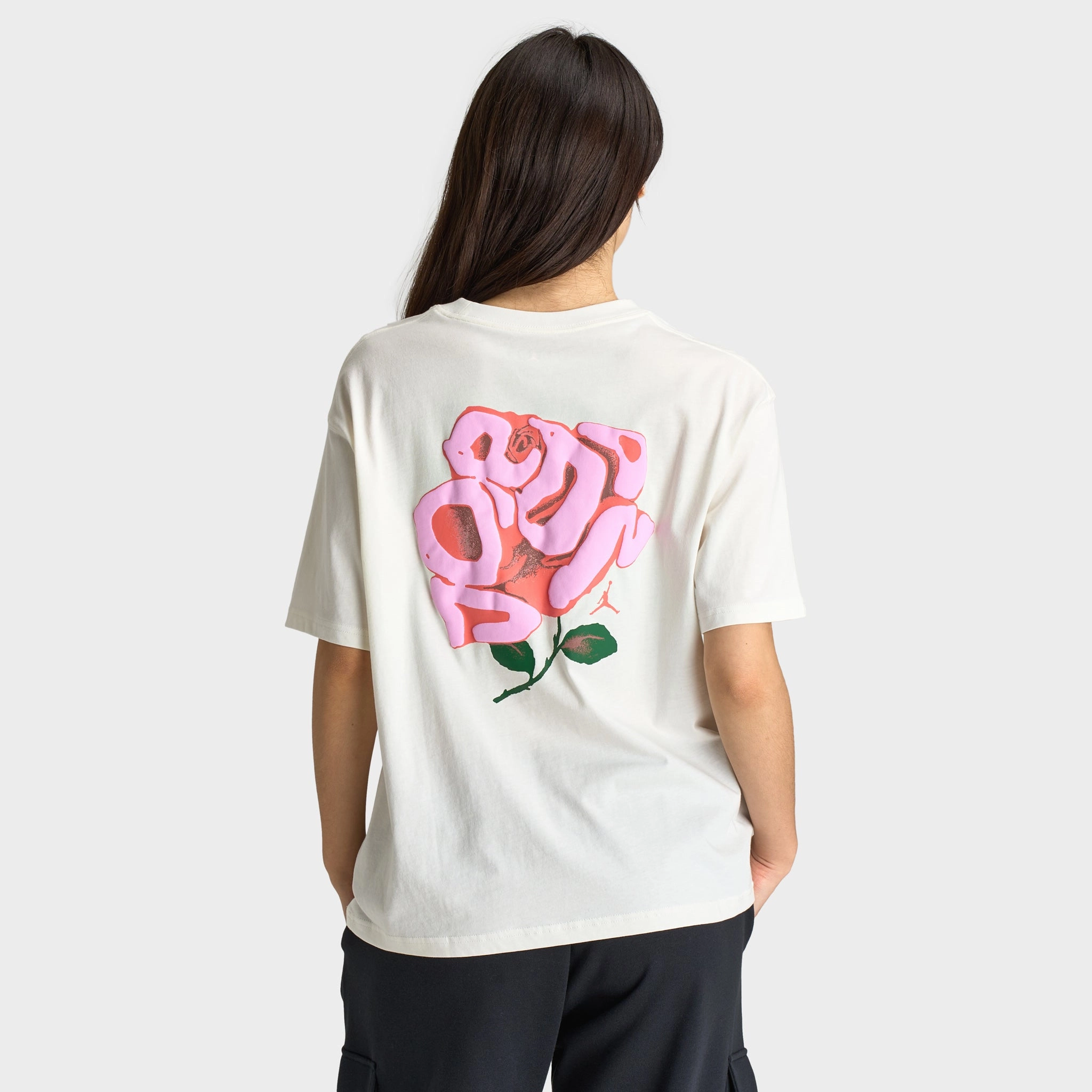 Subtle Embroidery Jordan Women's Graphic Girlfriend T-Shirt / Sail