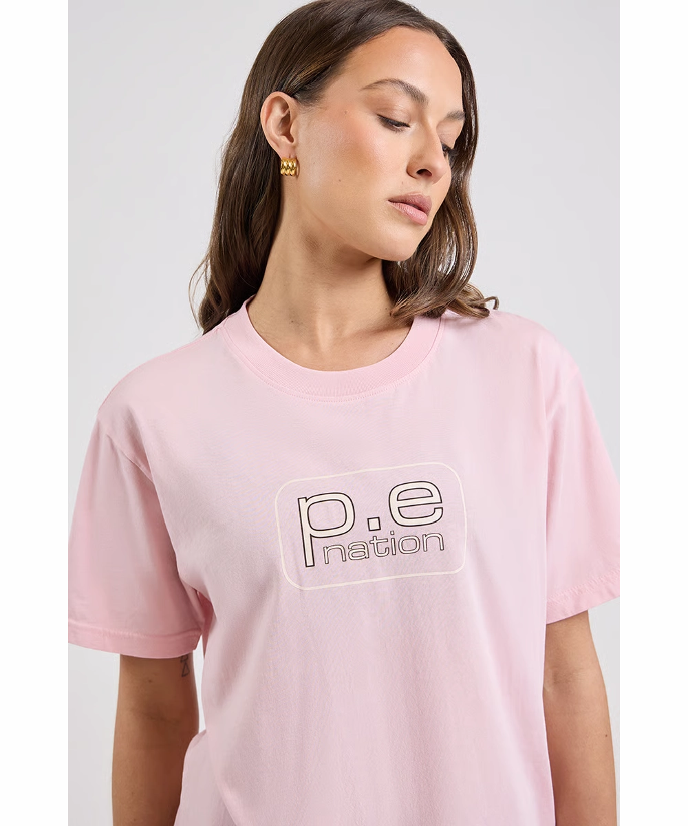 Organic Ease SustainableCertified P.E Nation Flux Tee (Chalk Pink)