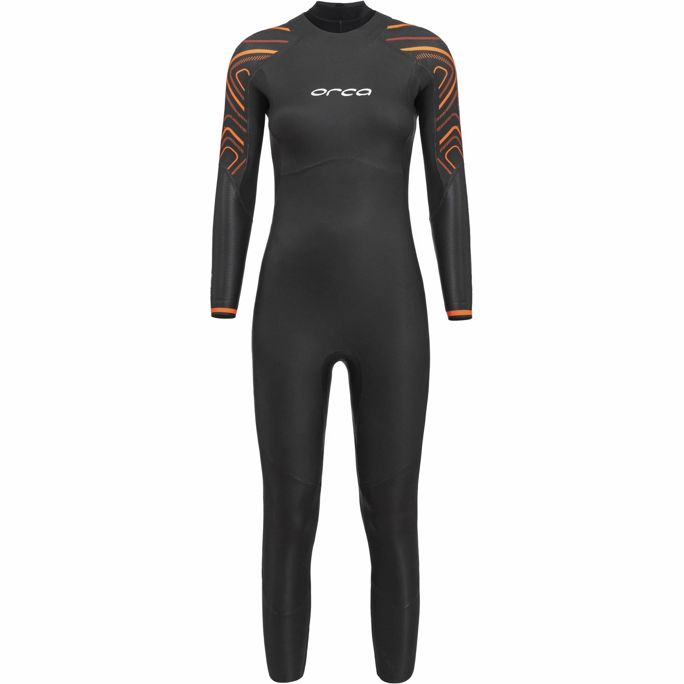SustainableTextiles CompactPackability Orca Vitalis Thermal Openwater Womens Wetsuit - Black