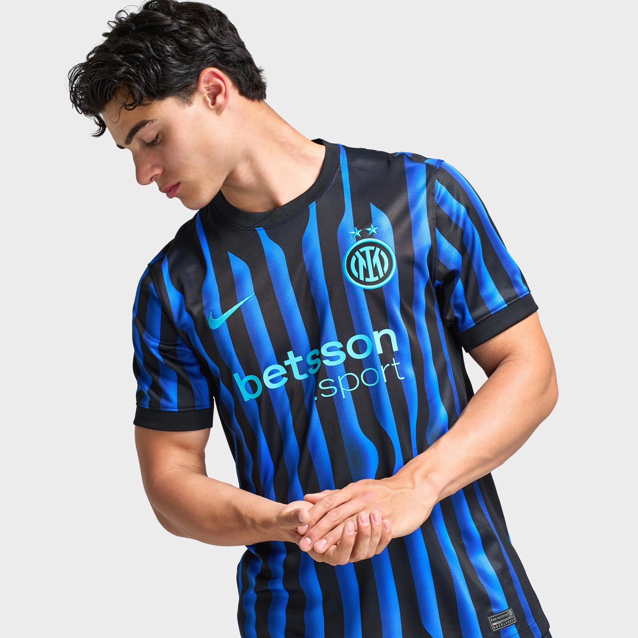 Nike Dri-FIT Inter Milan Home Replica Jersey Lyon Blue / Black - Chlorine Blue Counter - measure - ready Moisture Lock System