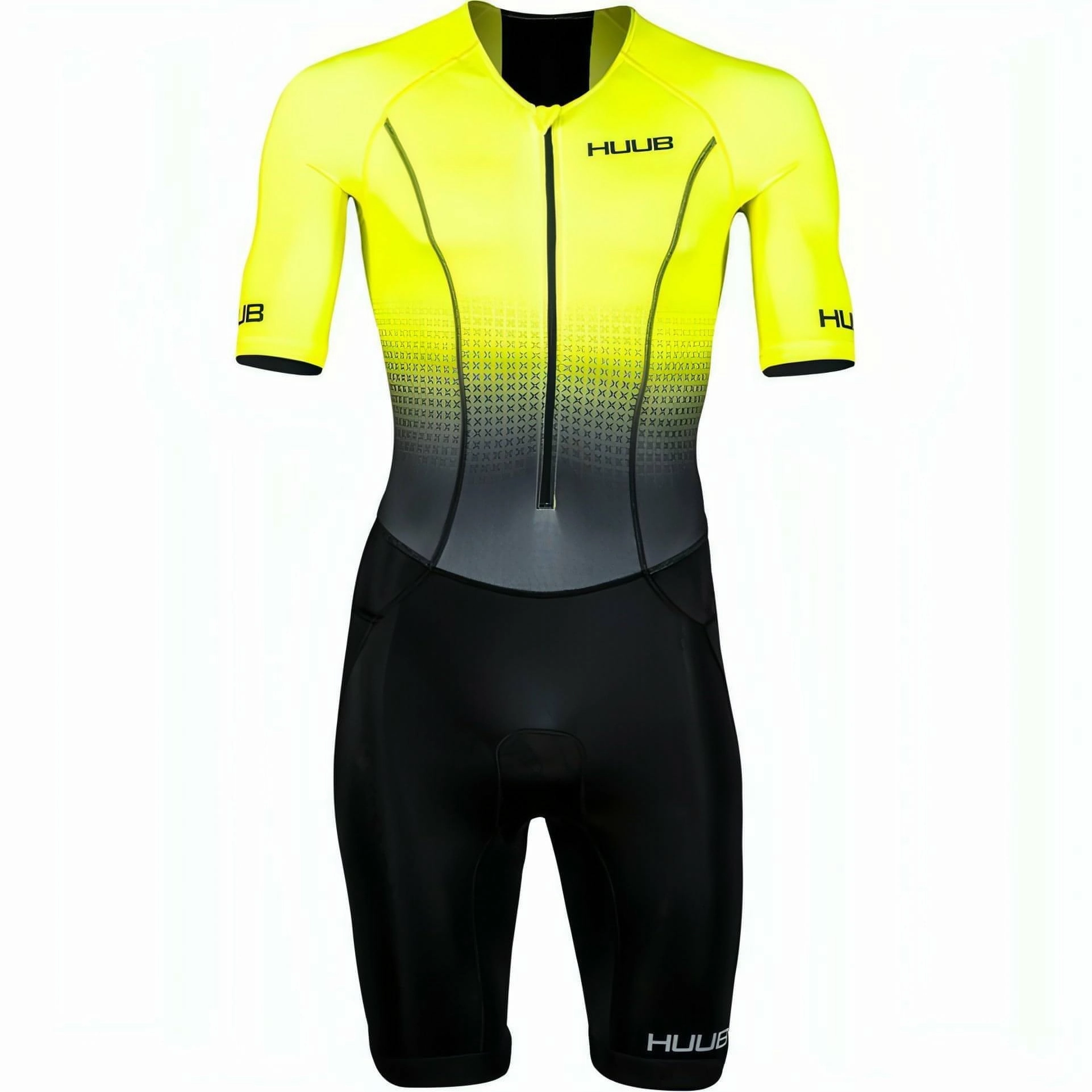 FlushFree Seam Tape HUUB Commit Long Course Mens Tri Suit - Yellow