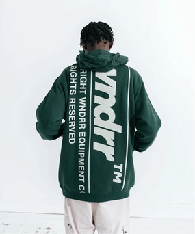 Muse Edge HiddenZipperClosure WNDRR Output Hood Sweat (Forest Green)