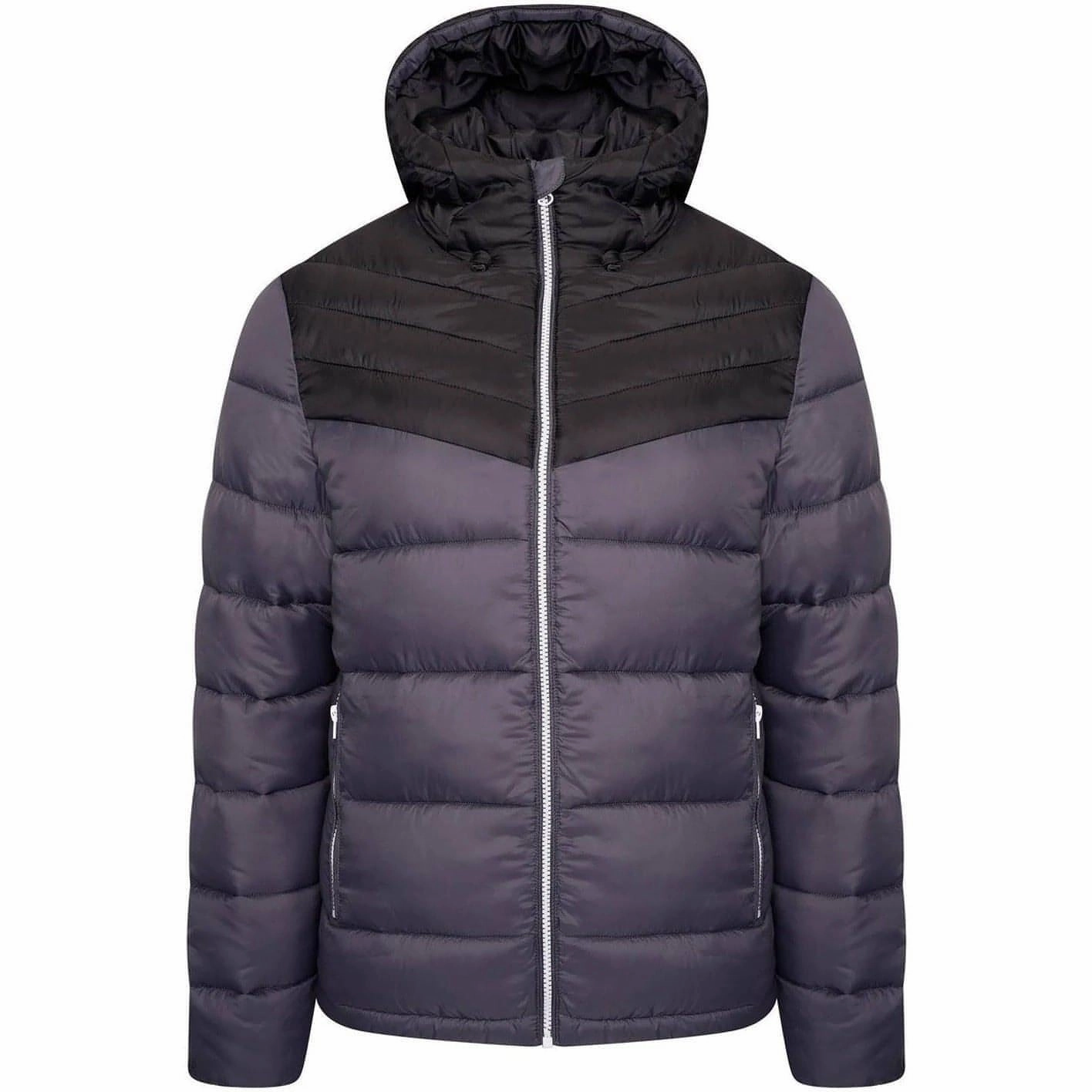 Two Tone Design Wind Shield Dare2B Elite Hot Shot Mens Insulated Jacket - Grey