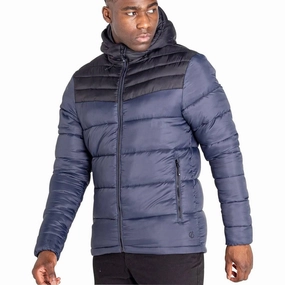 Waist String Seamless Edge Finishing Dare2B Elite Hot Shot Mens Insulated Jacket - Grey