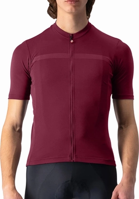 VentilationPanels Castelli Classifica Short Sleeve Mens Cycling Jersey - Red