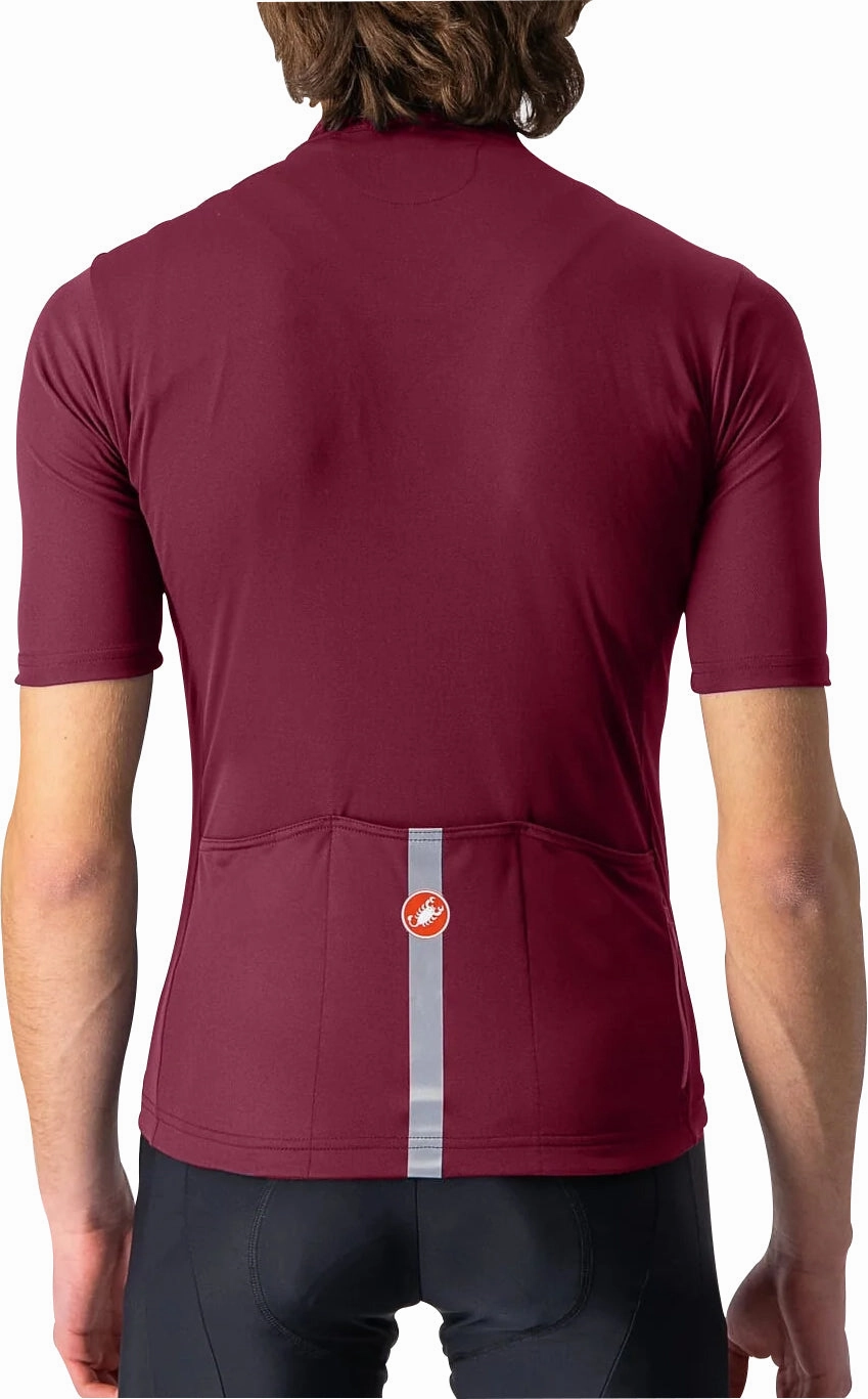 Training Clothes Fashionable Castelli Classifica Short Sleeve Mens Cycling Jersey - Red