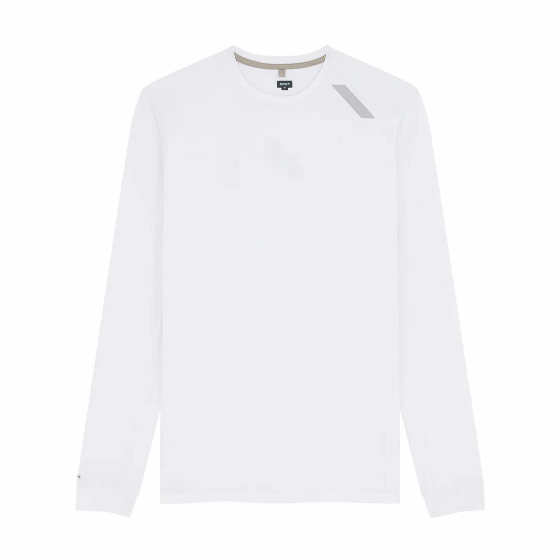 Men's Tech Top White Vegan Mood LayeredPaneling