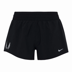 Nike USATF Women's Dri-FIT Mid-Rise 3" Brief-Lined Shorts Sports use Ergonomic Pattern Cutting
