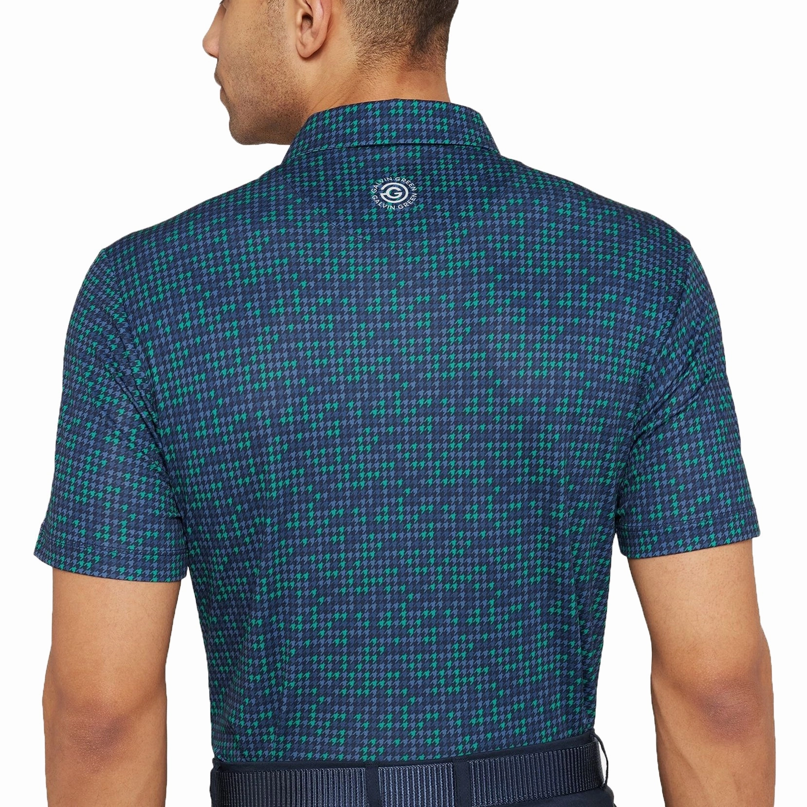 Business Event EcoFriendly Material Galvin Green Marlo Breathable Golf Polo Shirt - Moonlight Blue/Navy