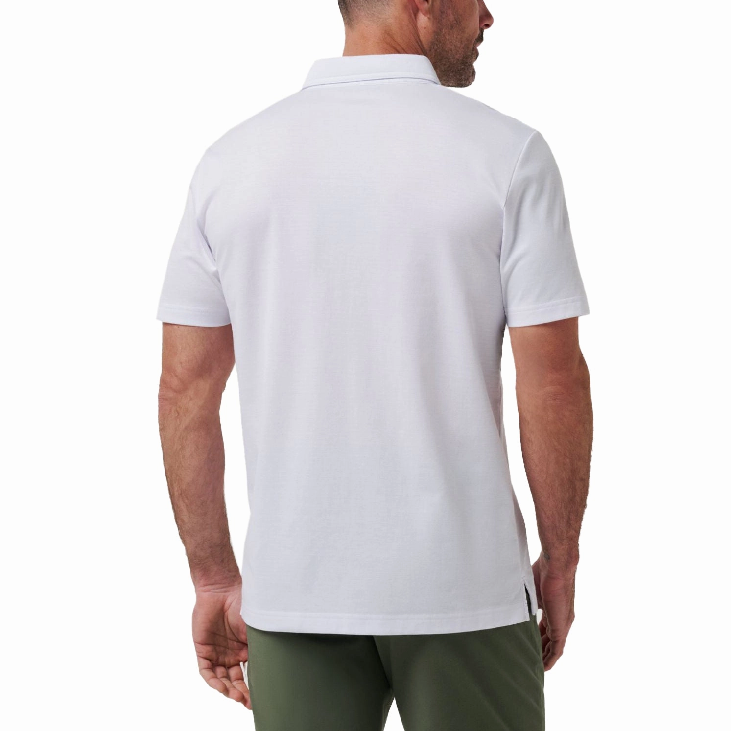 Travis Mathew The Zinna 2.0 Golf Shirt - White FadeResistant Dye