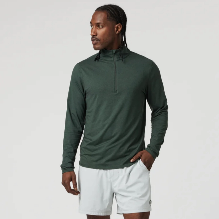 Vuori Men's Ease Performance 1/2 Zip 2.0 Sleepwear