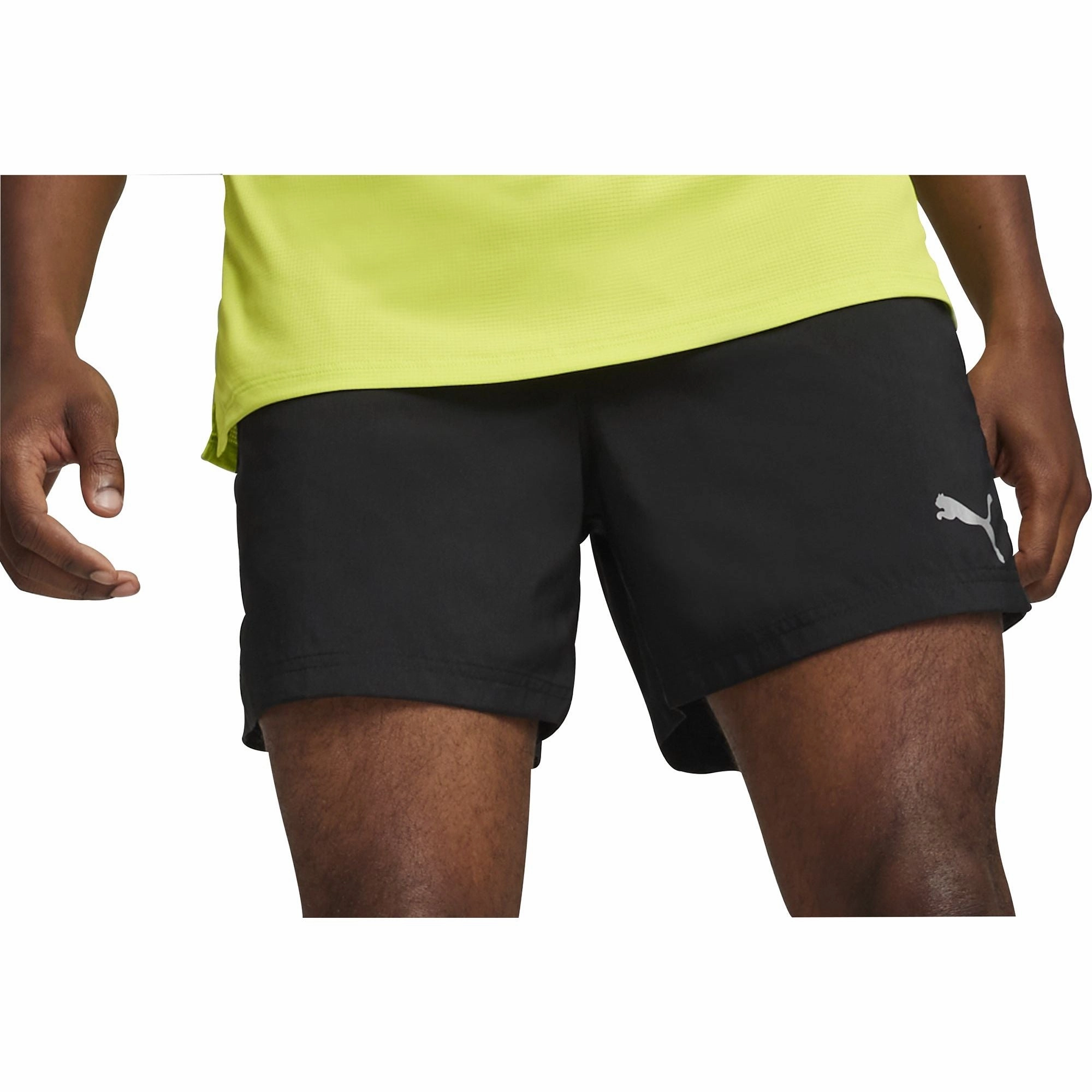 Puma Run Favourite Velocity 5 Inch Mens Running Shorts - Black Revolutionary goggles venue