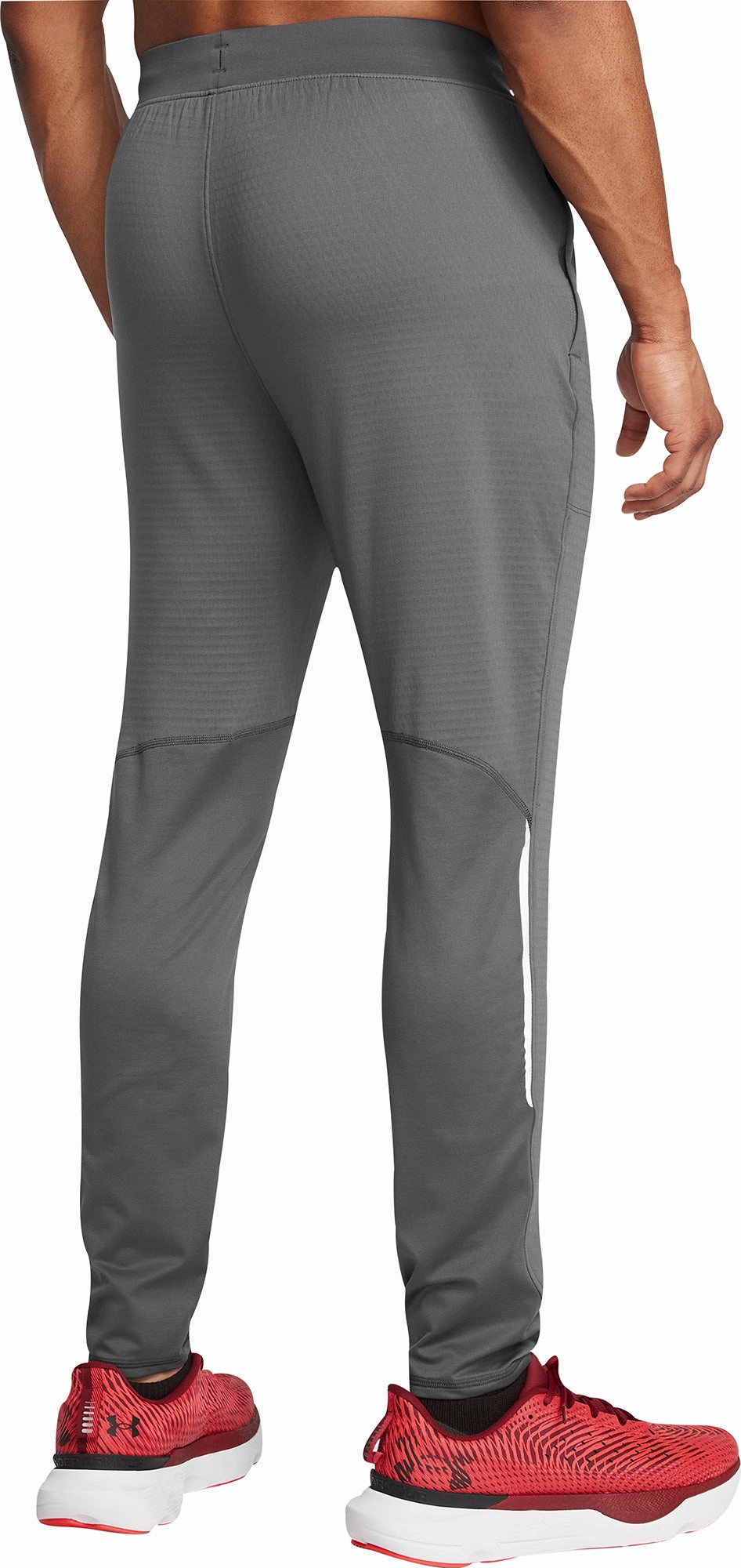 Under Armour Vanish Cold Weather Mens Running Track Pants - Grey TouchscreenCompatiblePockets