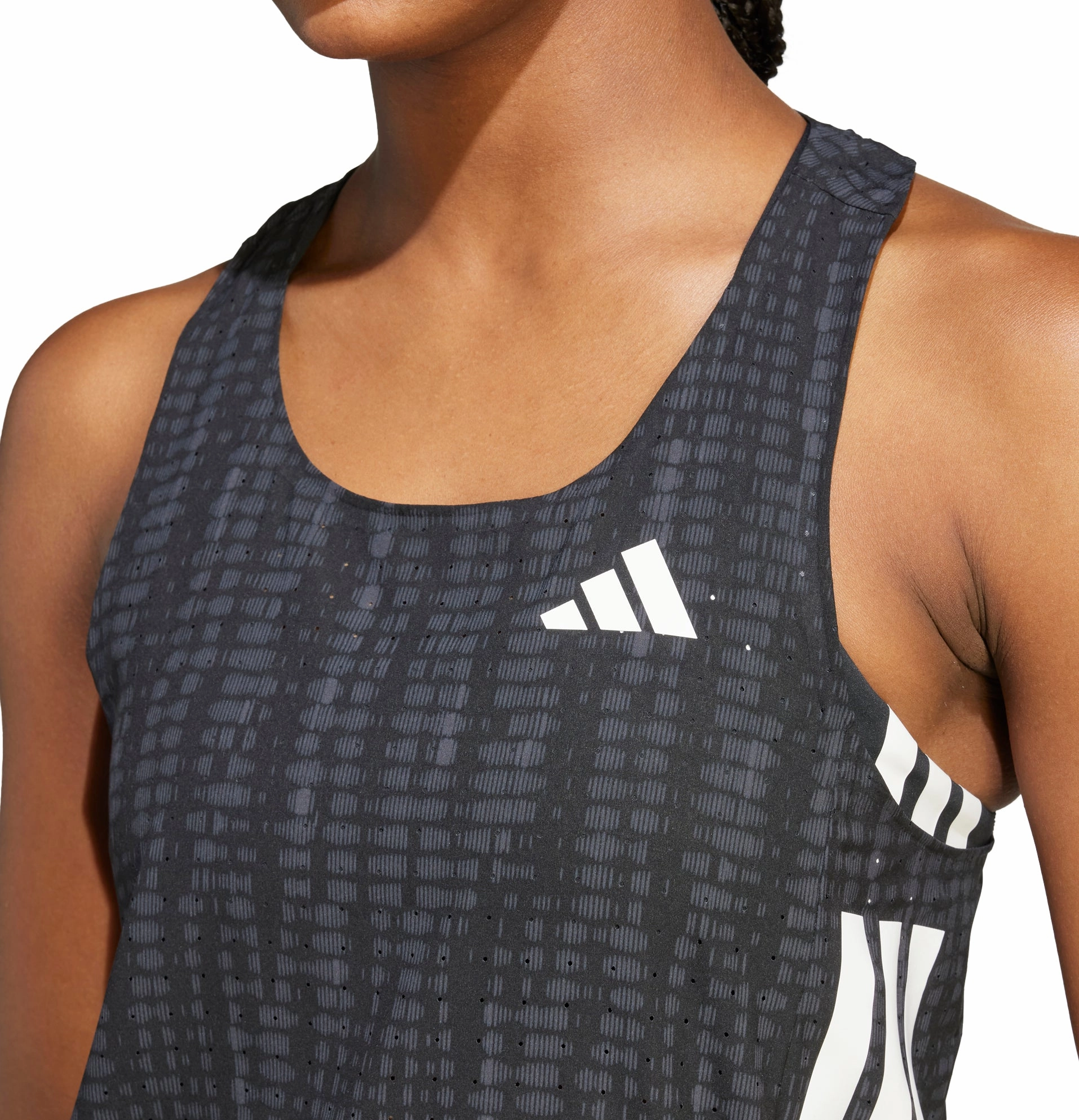 engagement Element adidas Adizero Womens Running Vest Tank Top - Black