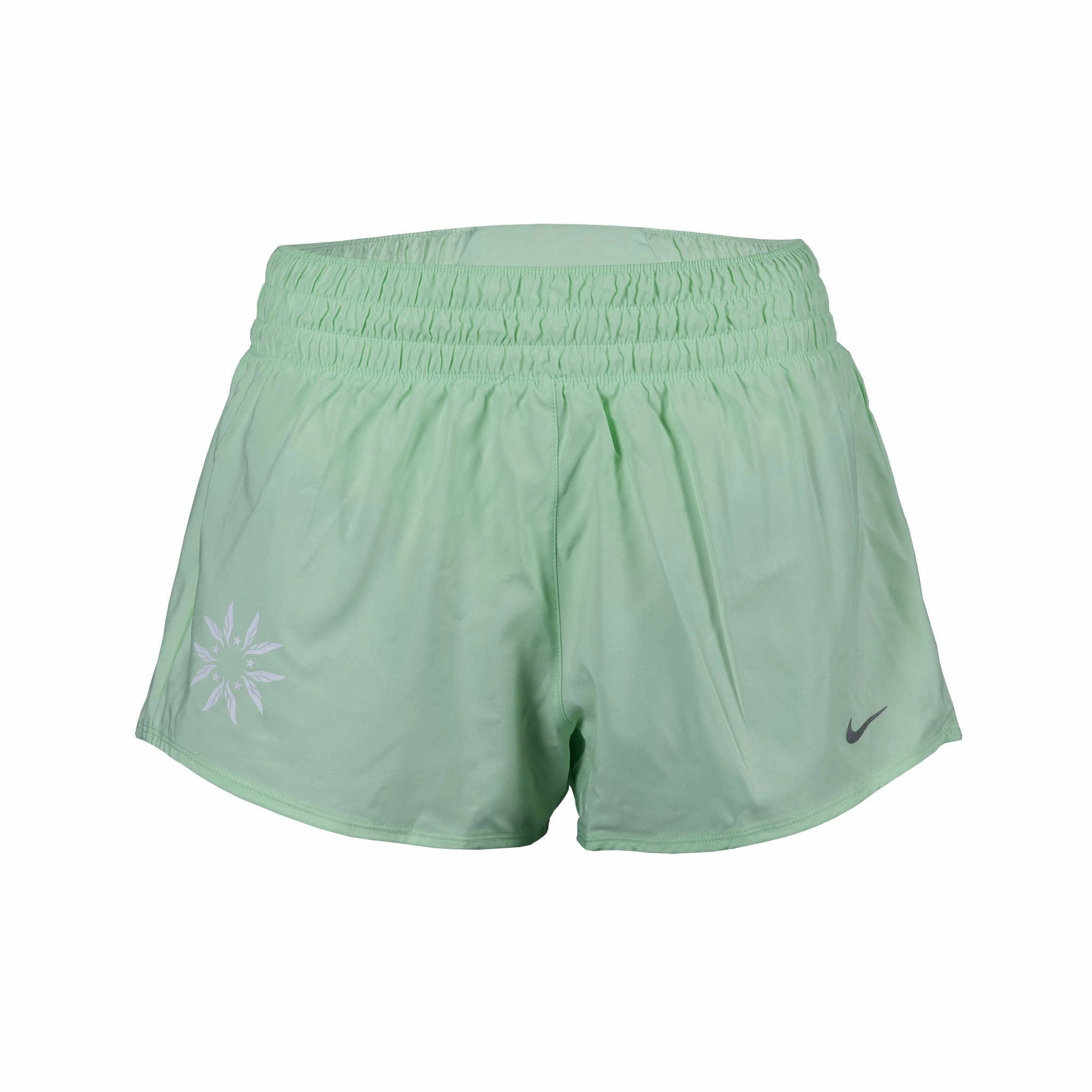 Slimming Effect Ventilated Mesh Panels Nike USATF Women's Dri-FIT Mid-Rise 3" Brief-Lined Shorts