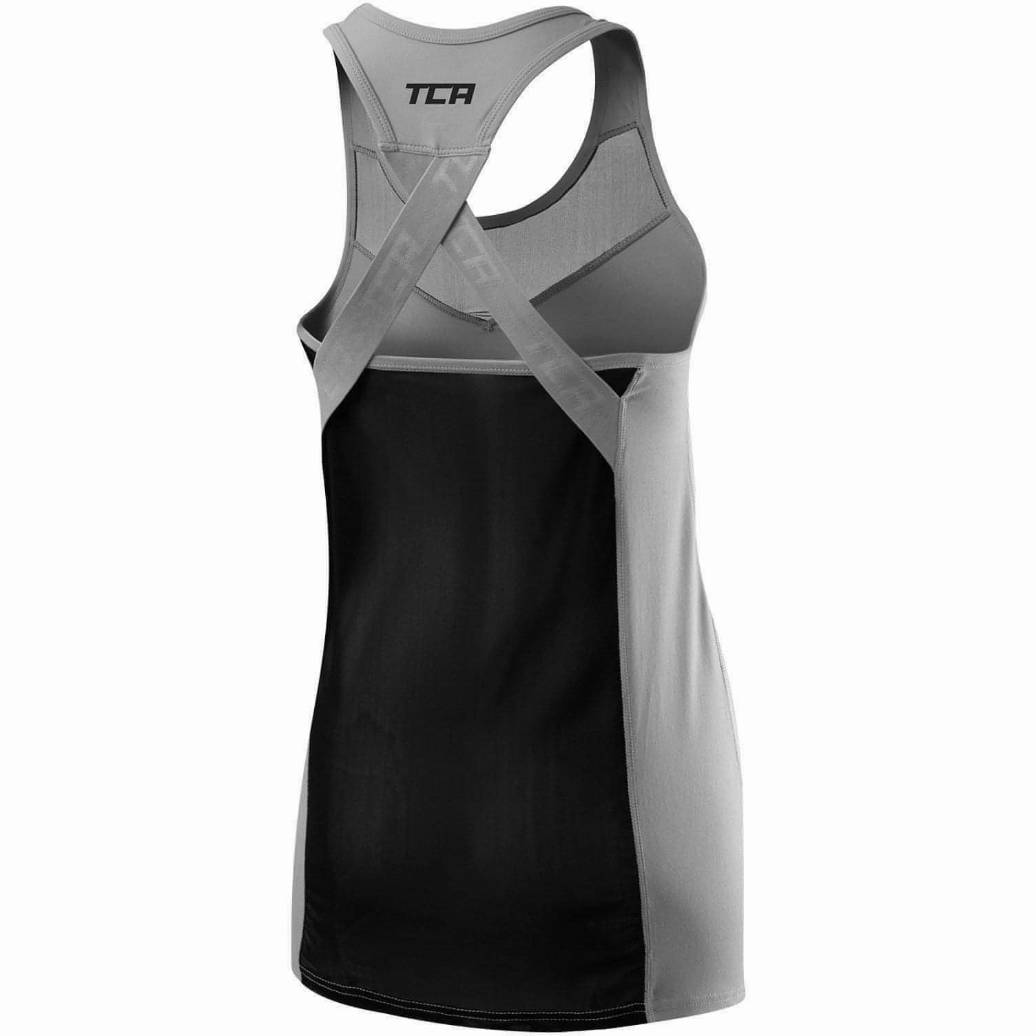 Elasticity hip TCA MeshLuxe Womens Running Vest - Grey
